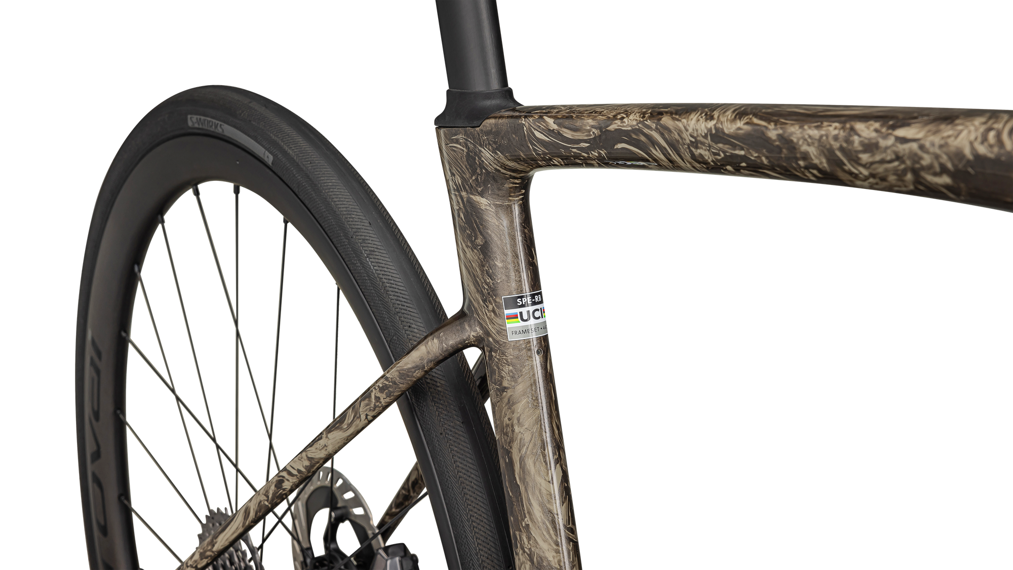 Specialized S-Works Roubaix SL8 - Shimano Dura-Ace Di2 - Gloss Toupe / Gunmetal Strata / Charcoal