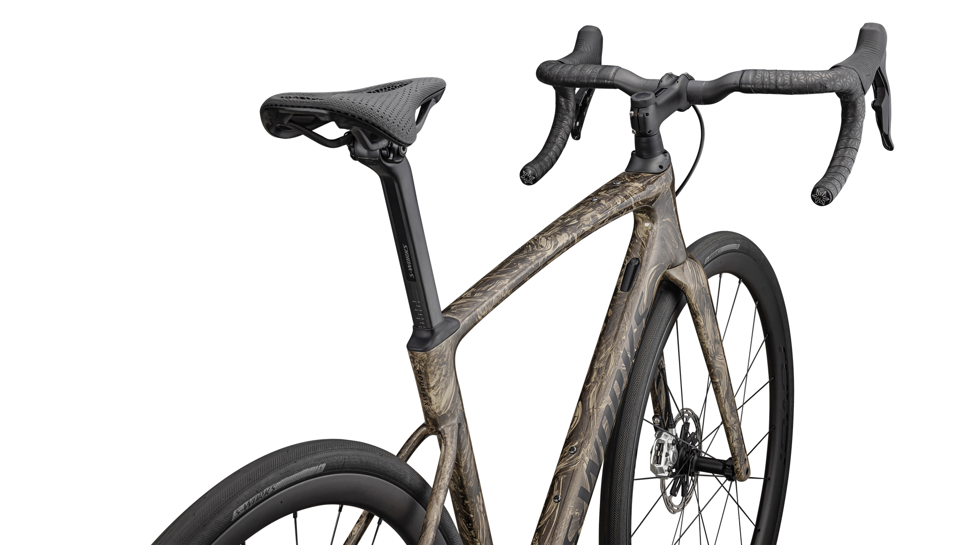 Specialized S-Works Roubaix SL8 – SRAM RED AXS - Gloss Taupe / Gunmetal Strata / Charcoal