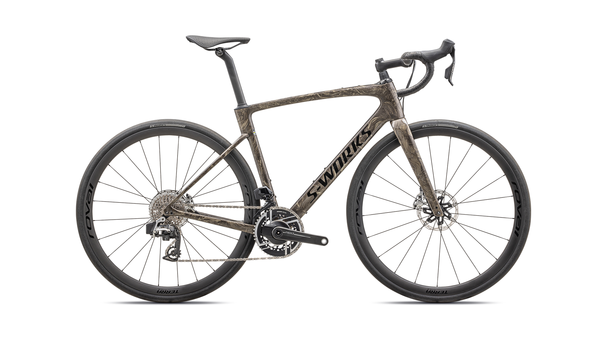 Specialized S-Works Roubaix SL8 – SRAM RED AXS - Gloss Taupe / Gunmetal Strata / Charcoal