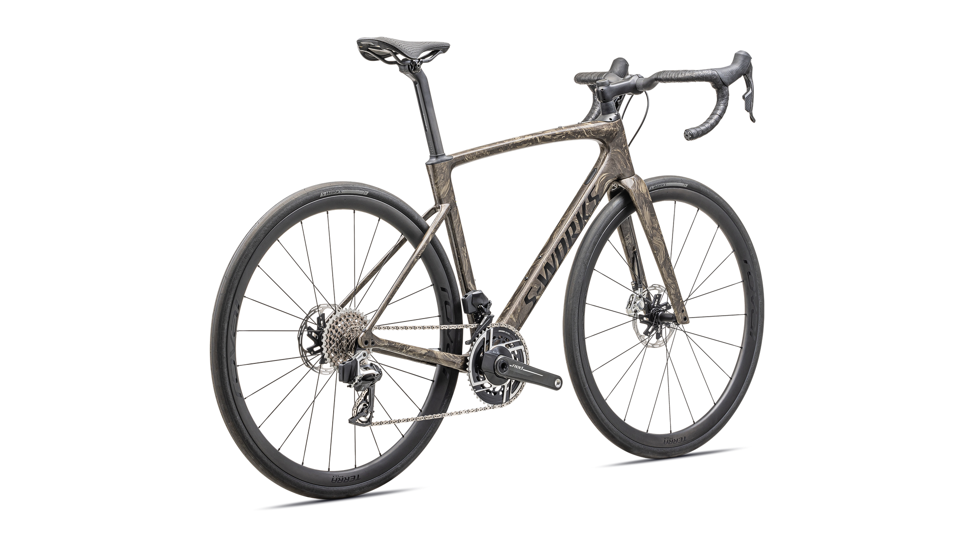 Specialized S-Works Roubaix SL8 – SRAM RED AXS - Gloss Taupe / Gunmetal Strata / Charcoal