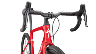 Specialized Roubaix SL8 Pro - Shimano Ultegra Di2 - Gloss Red Pearl + Fiery Red Strata / Dune White
