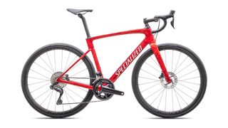 Specialized Roubaix SL8 Pro - Shimano Ultegra Di2 - Gloss Red Pearl + Fiery Red Strata / Dune White