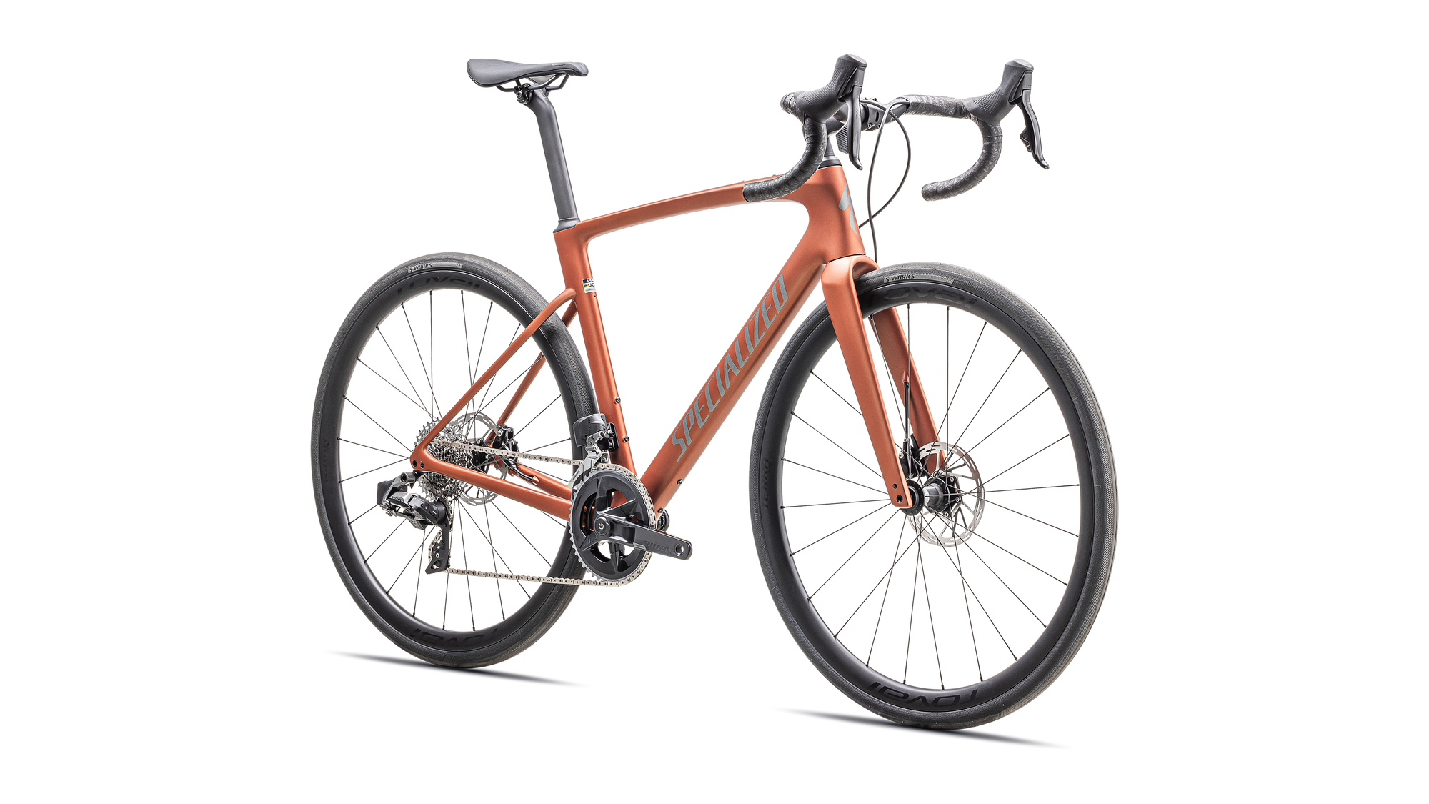 Specialized Roubaix SL8 Expert - SRAM Rival eTAP AXS - Satin Copper / Smoke