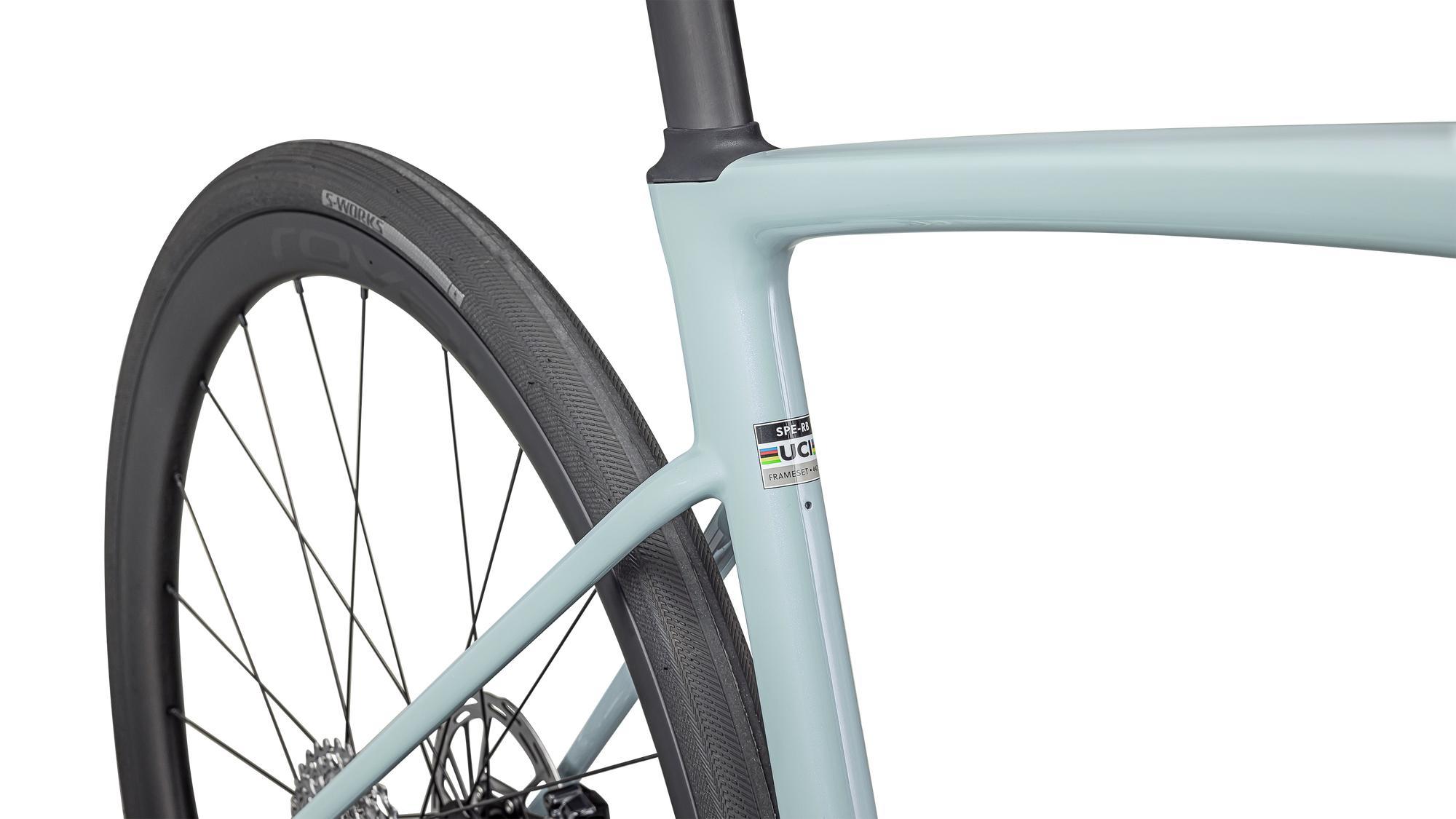 Specialized Roubaix SL8 Expert - SRAM Rival eTAP AXS - Gloss Sea Foam / Violet / Pearl