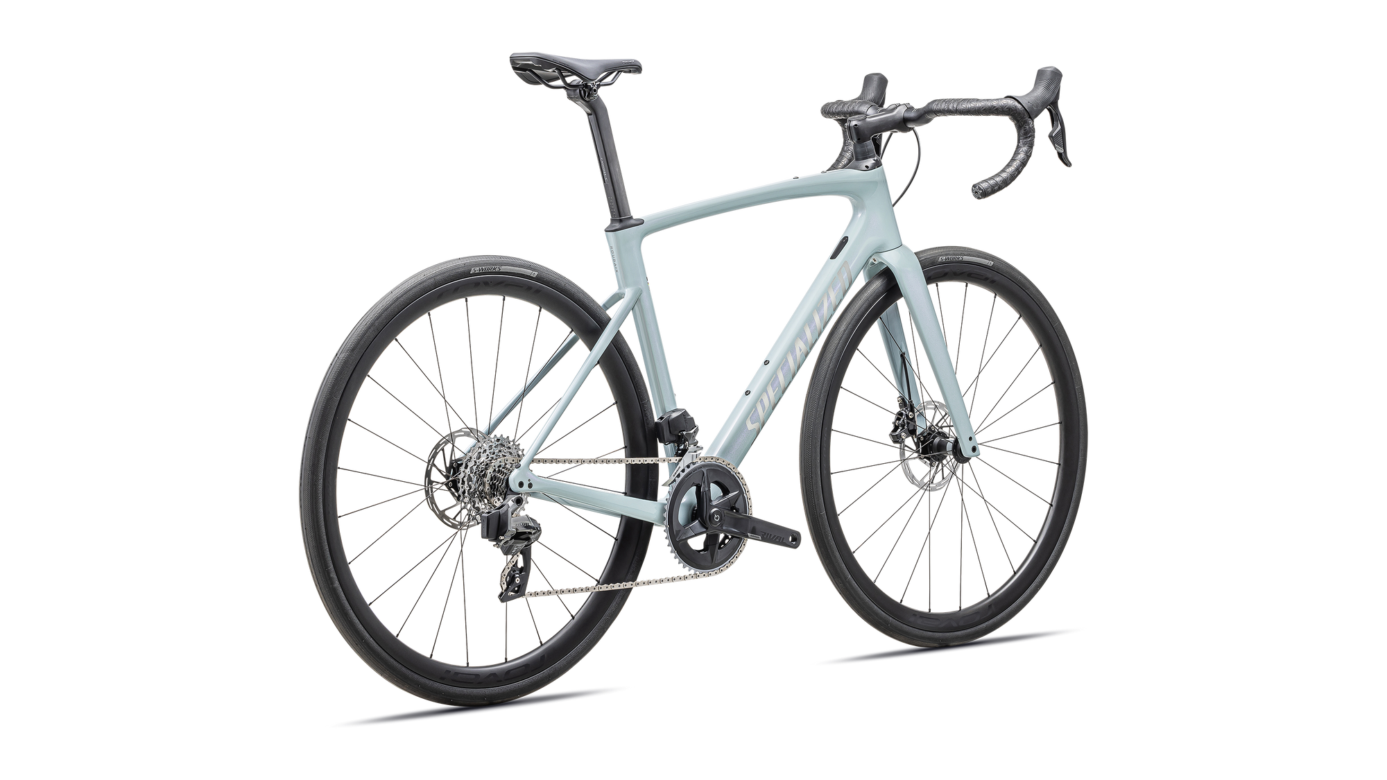 Specialized Roubaix SL8 Expert - SRAM Rival eTAP AXS - Gloss Sea Foam / Violet / Pearl