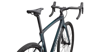 Specialized Roubaix SL8 Comp - Shimano 105 Di2 - Gloss Lagoon Tint Over Carbon / Morning Mist
