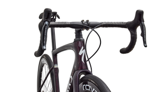 Specialized S-Works Roubaix SL8 - Shimano Dura-Ace Di2 - Gloss Carbon/Multi-Color Directional Brush/White