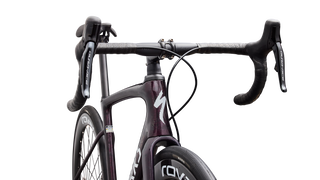 Specialized S-Works Roubaix SL8 - Shimano Dura-Ace Di2 - Gloss Carbon/Multi-Color Directional Brush/White