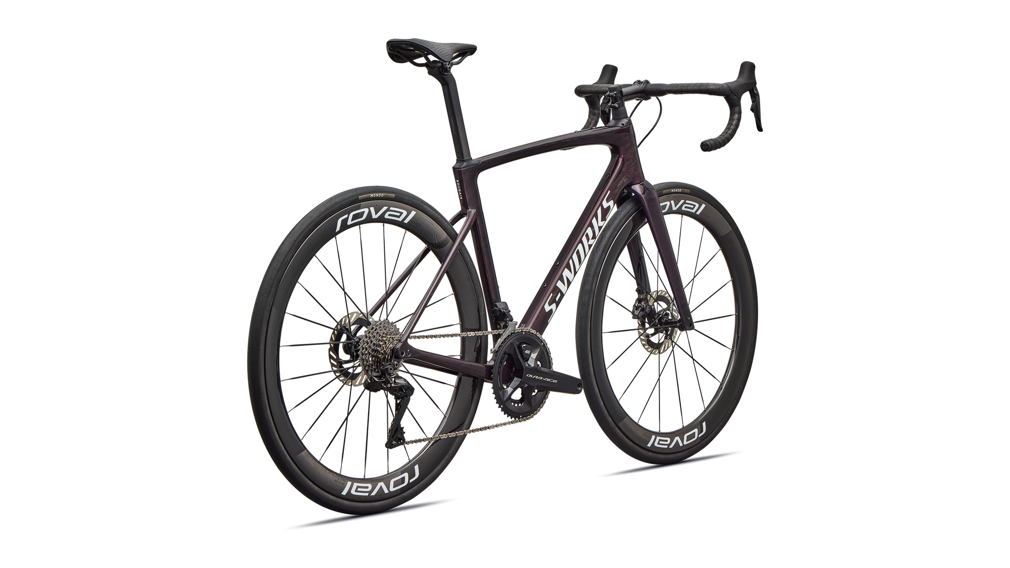 Specialized S-Works Roubaix SL8 - Shimano Dura-Ace Di2 - Gloss Carbon/Multi-Color Directional Brush/White