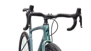 Specialized Roubaix SL8 Expert - Shimano Ultegra Di2 - Gloss Fjord Metallic/White Pearl Fade/Emerald Metallic