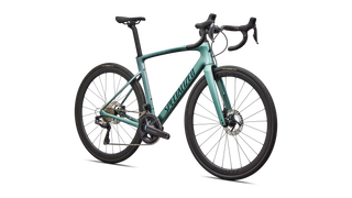 Specialized Roubaix SL8 Expert - Shimano Ultegra Di2 - Gloss Fjord Metallic/White Pearl Fade/Emerald Metallic