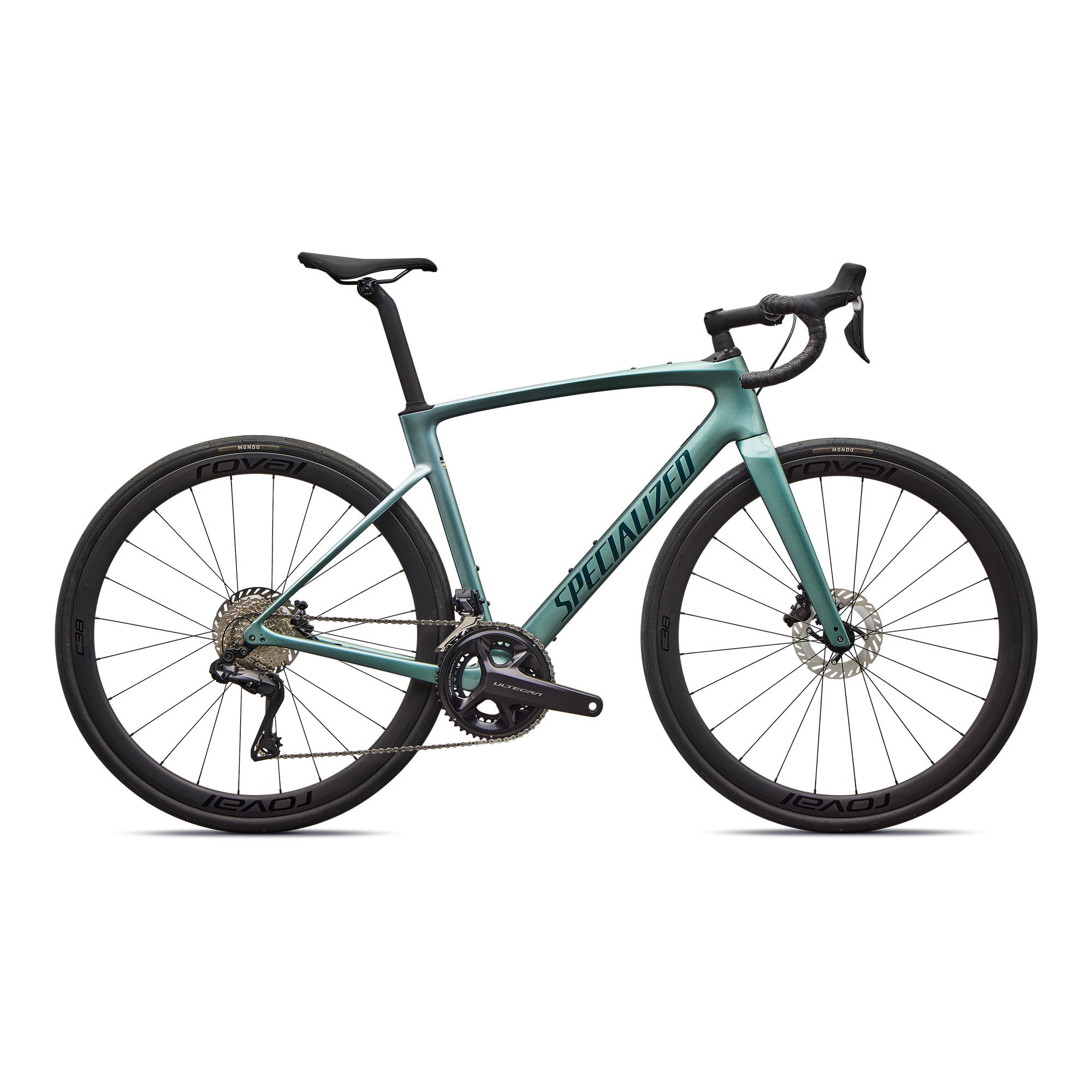Specialized Roubaix SL8 Expert - Shimano Ultegra Di2 - Gloss Fjord Metallic/White Pearl Fade/Emerald Metallic