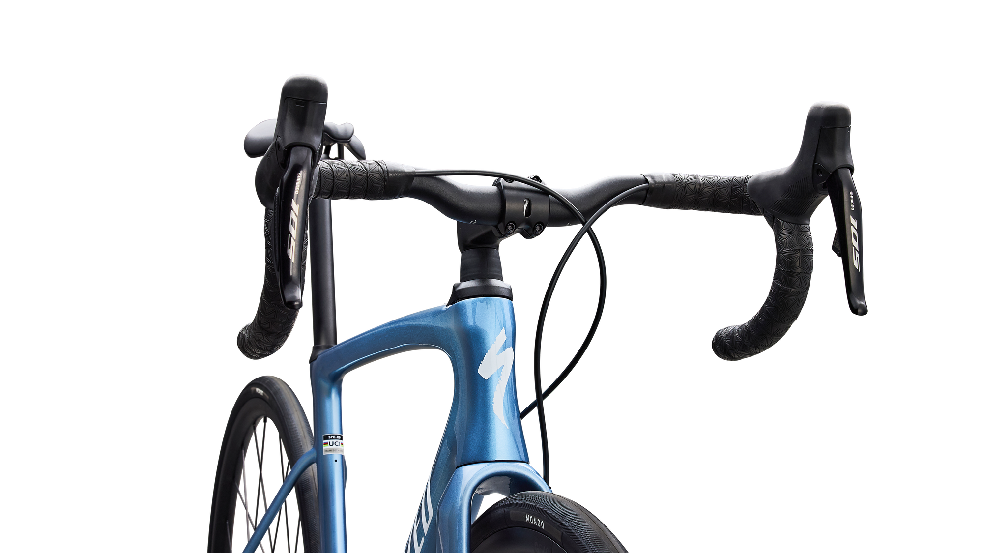 Specialized Roubaix SL8 Comp - Shimano 105 Di2 - Gloss Glacial Metallic/White