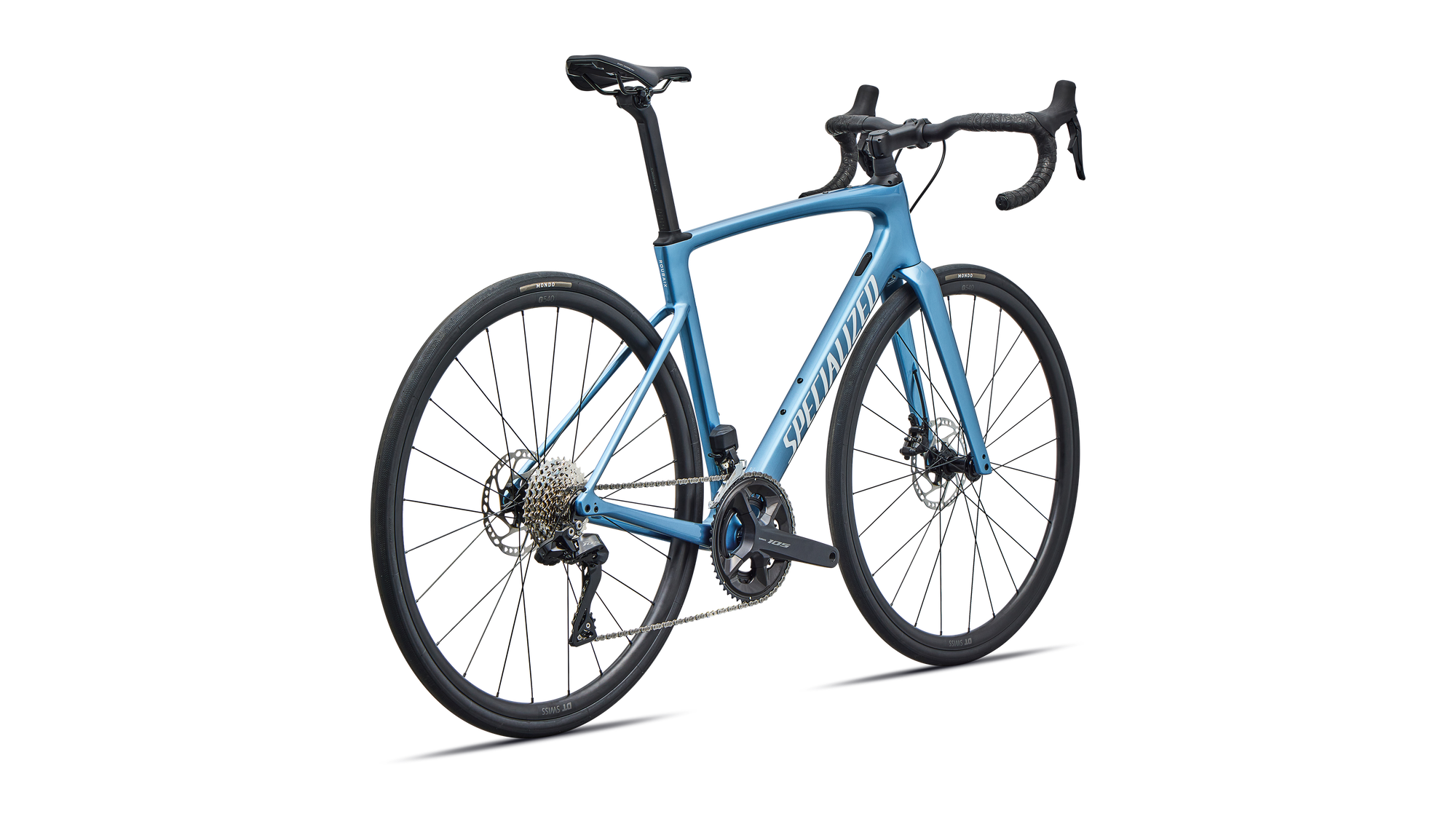 Specialized Roubaix SL8 Comp - Shimano 105 Di2 - Gloss Glacial Metallic/White