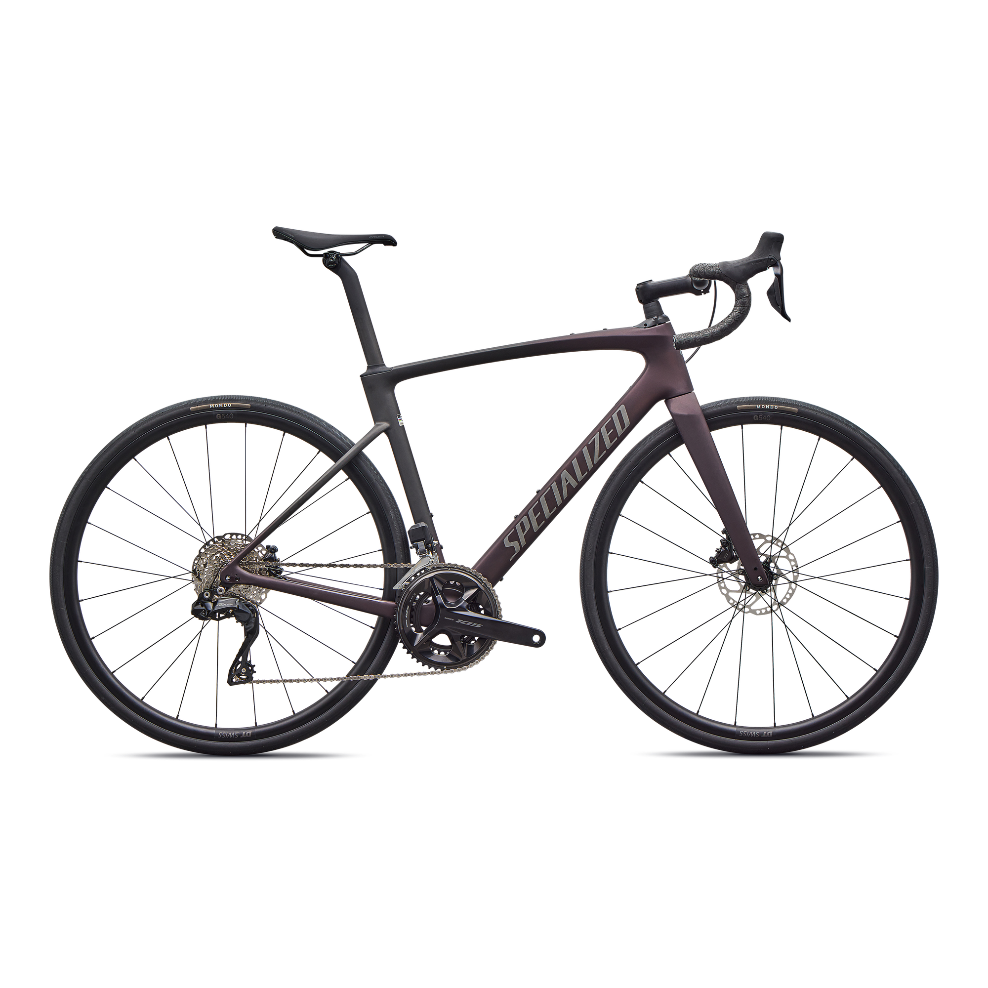 Specialized Roubaix SL8 Comp - Shimano 105 Di2 - Satin Solidity Metallic/Obsidian Metallic Fade/Smoke