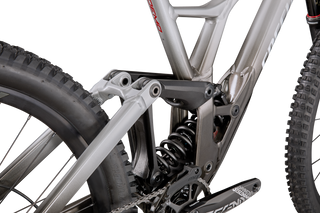 Specialized Demo Expert - Gloss Silver Dust / Charcoal Tint Gravity Fade / White W/ Red Ghost Pearl / Flo Red