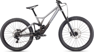 Specialized Demo Expert - Gloss Silver Dust / Charcoal Tint Gravity Fade / White W/ Red Ghost Pearl / Flo Red