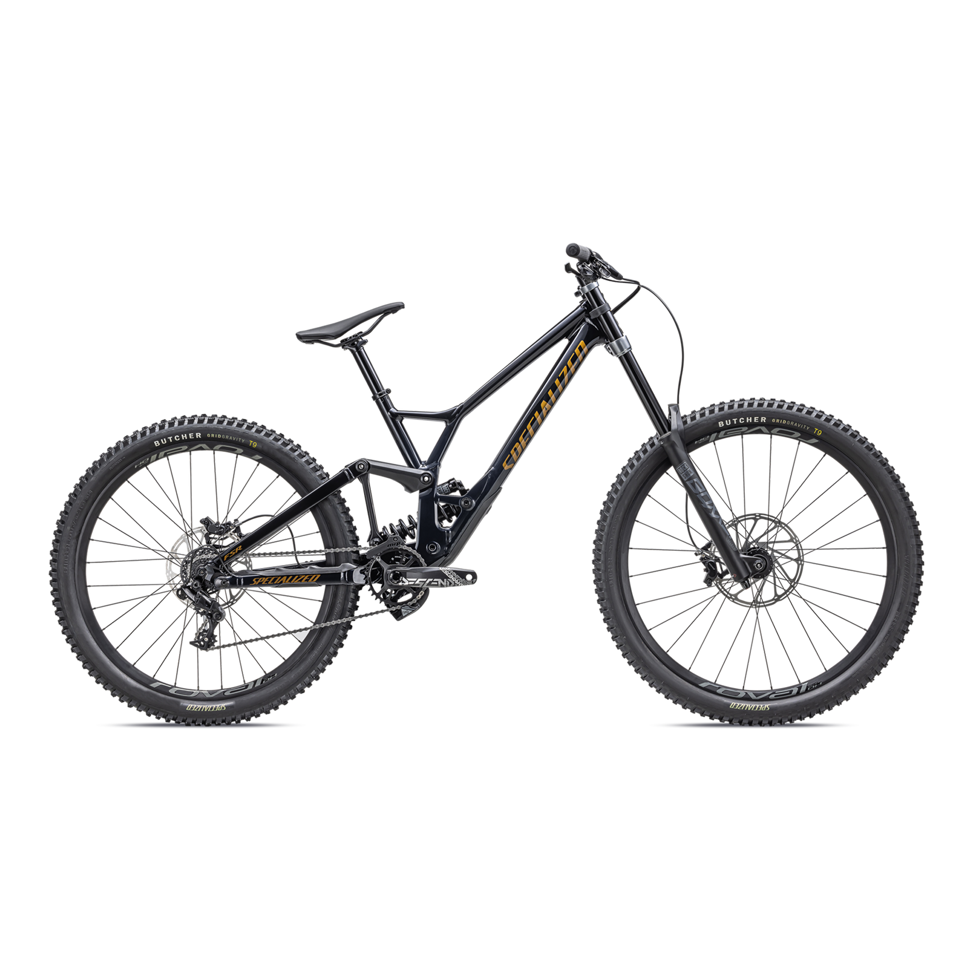 Specialized Demo Expert - Gloss Metallic Dark Navy / Dark Navy / Harvest Gold Metallic