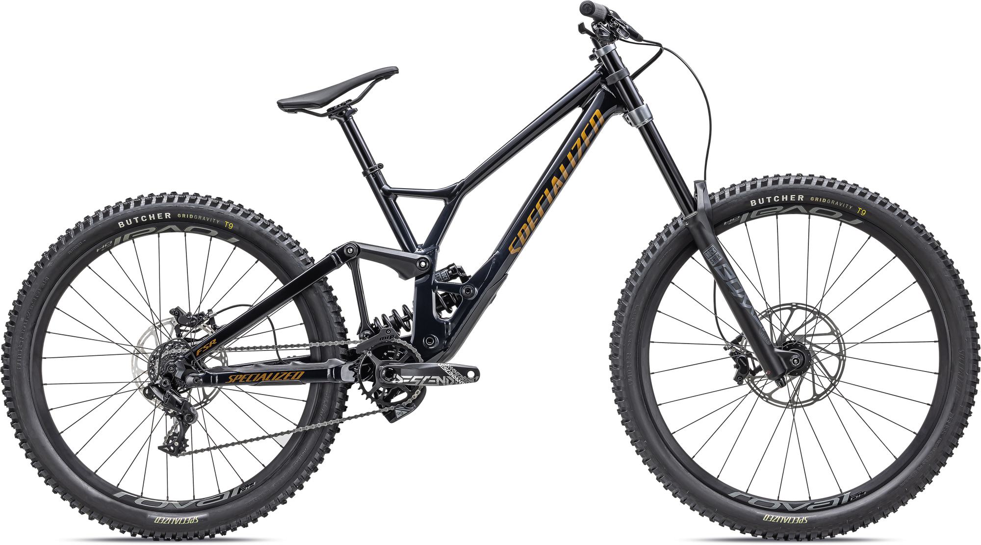Specialized Demo Expert - Gloss Metallic Dark Navy / Dark Navy / Harvest Gold Metallic