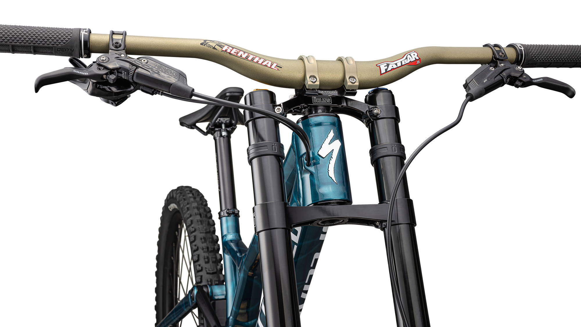Specialized Demo Race - Gloss Teal Tint/ White