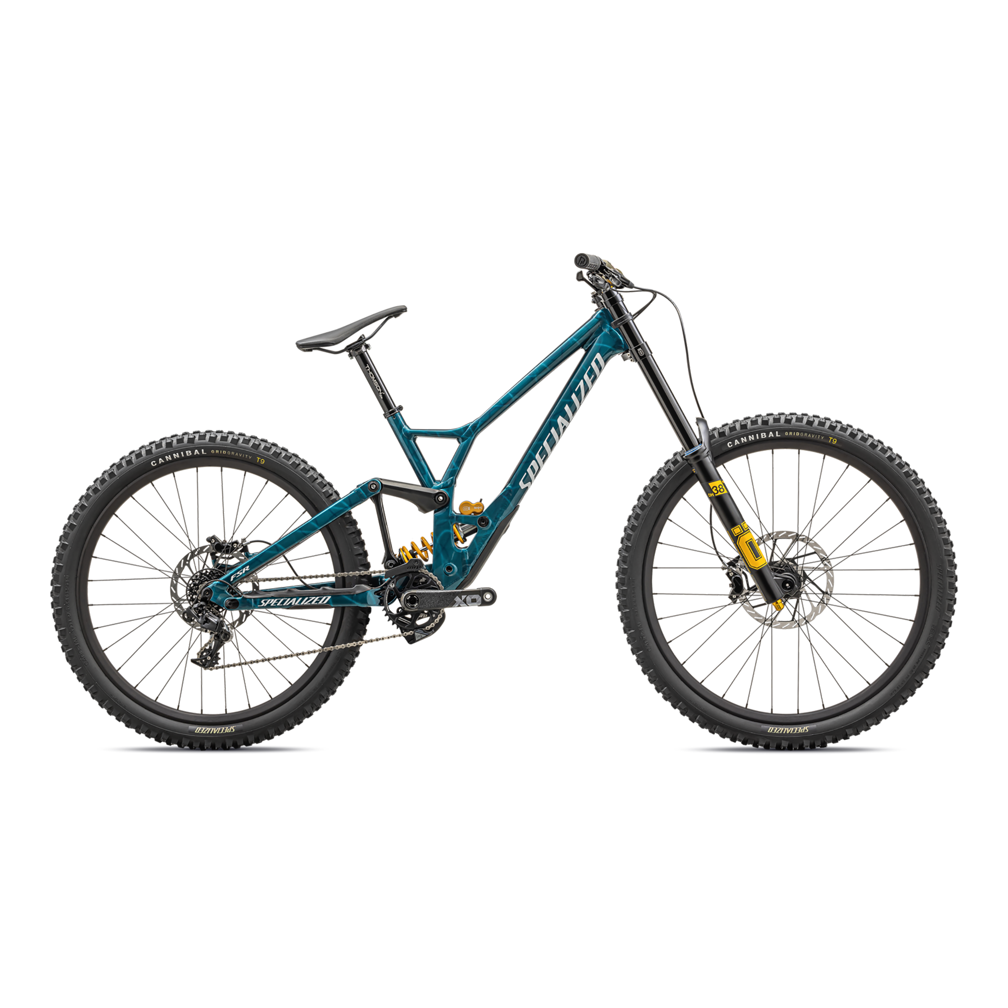 Specialized Demo Race - Gloss Teal Tint/ White