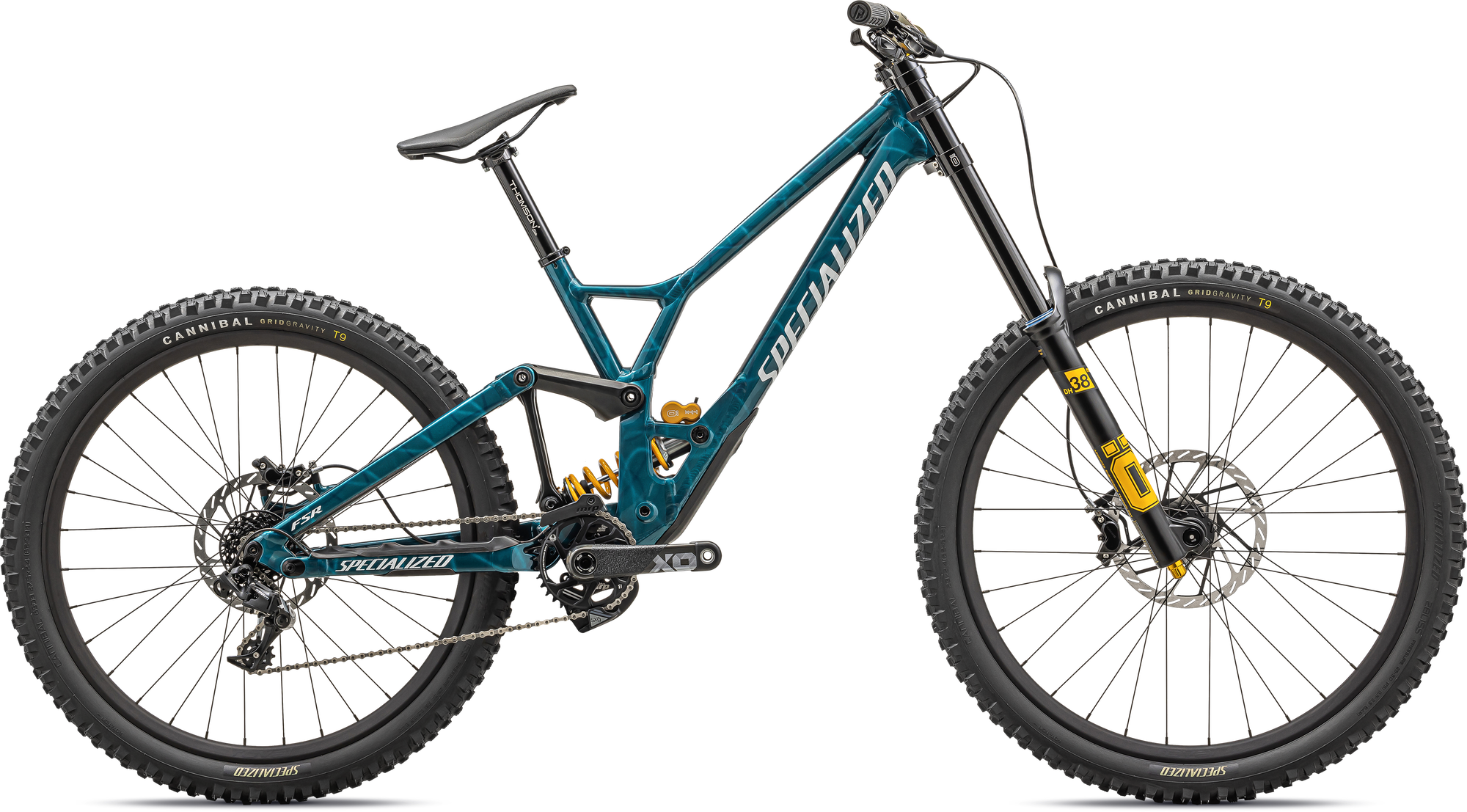 Specialized Demo Race - Gloss Teal Tint/ White