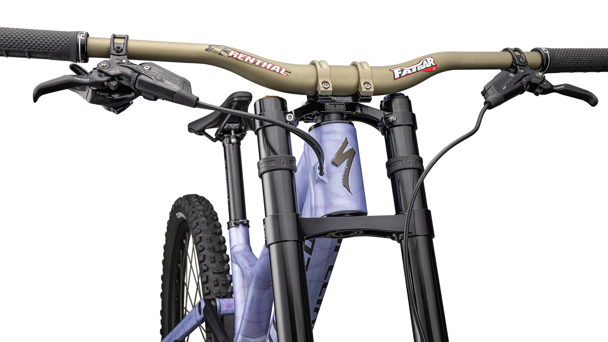 Specialized Demo Race - Satin Powder Indigo / Black Chrome