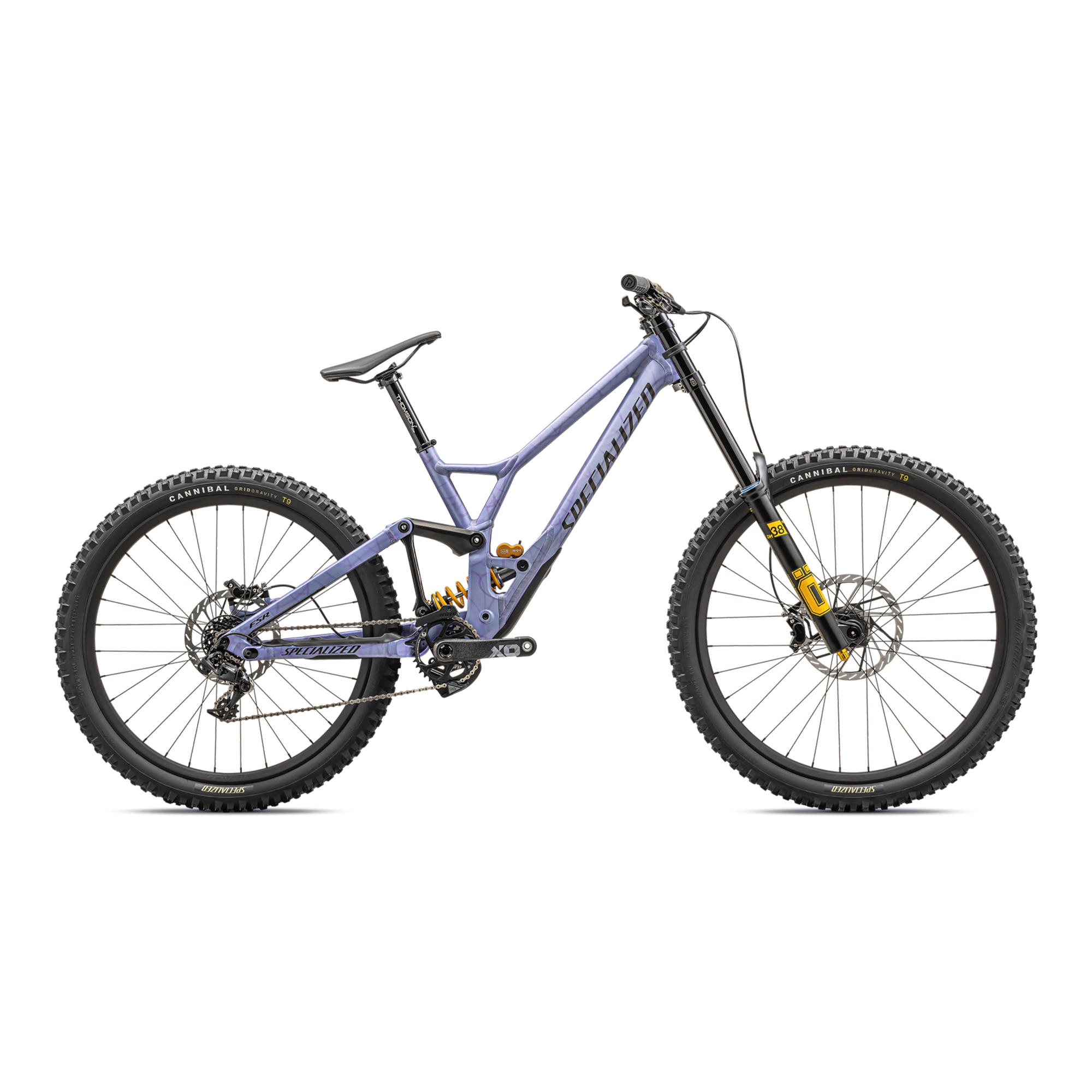 Specialized Demo Race - Satin Powder Indigo / Black Chrome