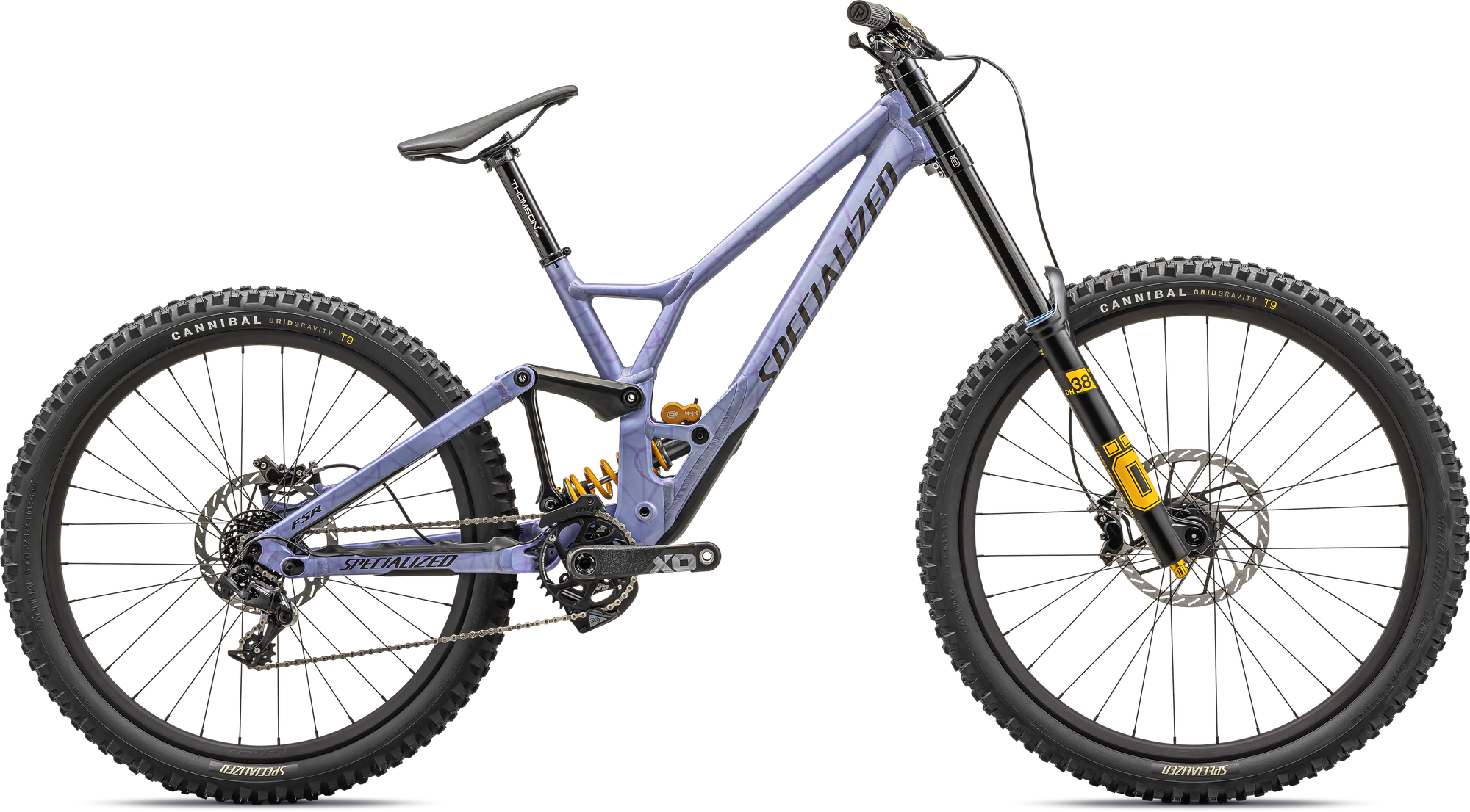 Specialized Demo Race - Satin Powder Indigo / Black Chrome