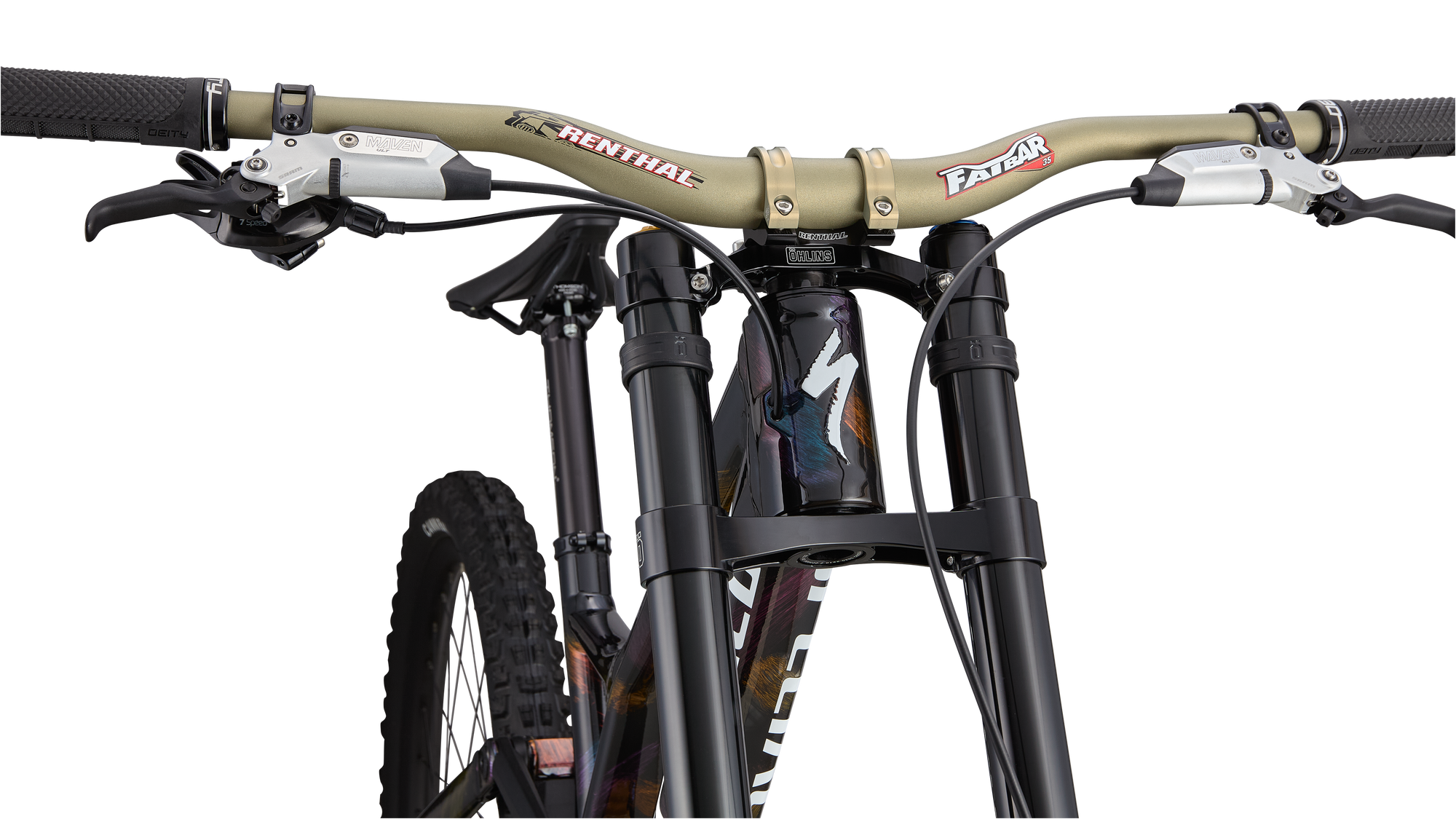 Specialized Demo Race - Gloss Obsidian / Brushed / Chameleon Supernova