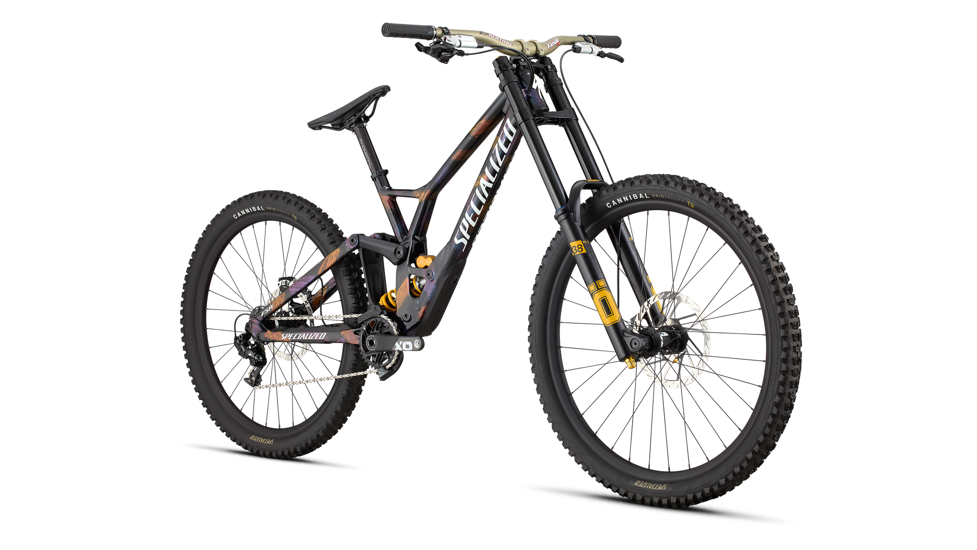 Specialized Demo Race - Gloss Obsidian / Brushed / Chameleon Supernova