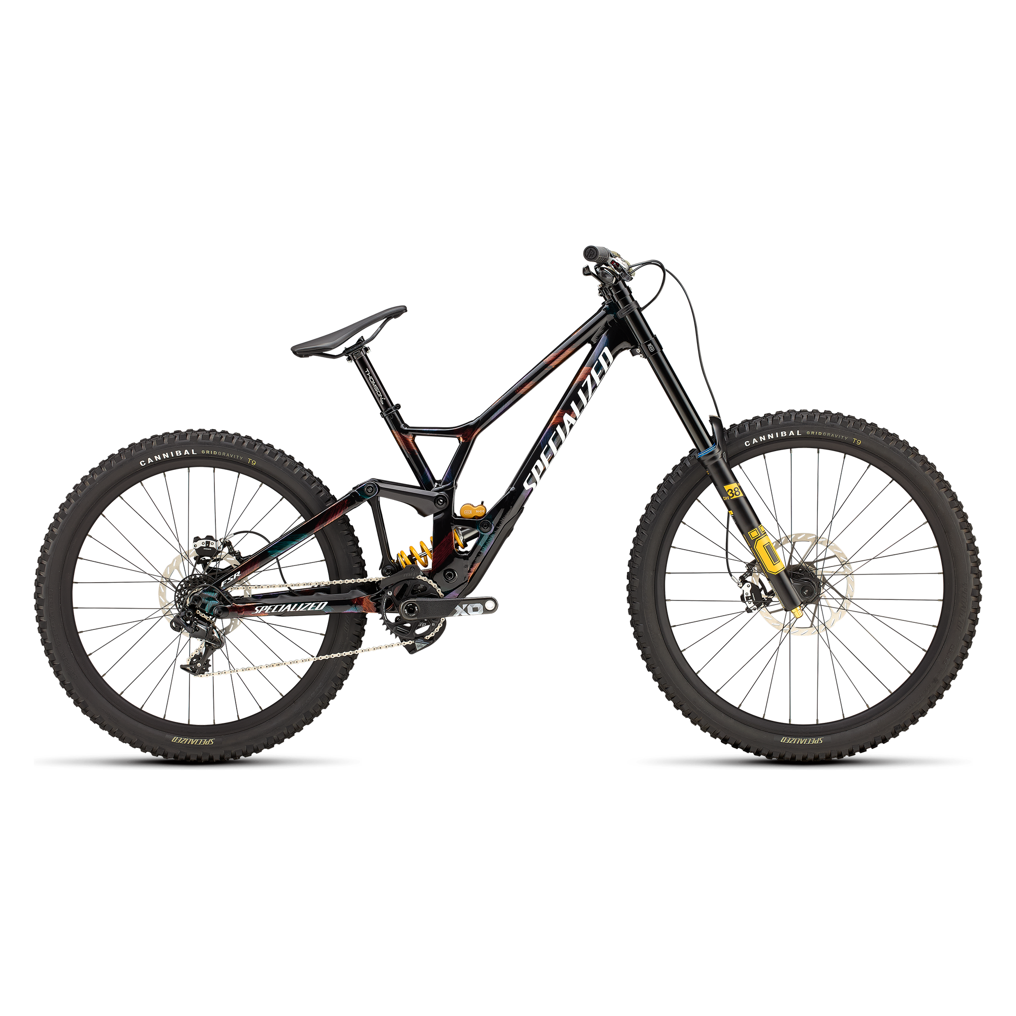 Specialized Demo Race - Gloss Obsidian / Brushed / Chameleon Supernova