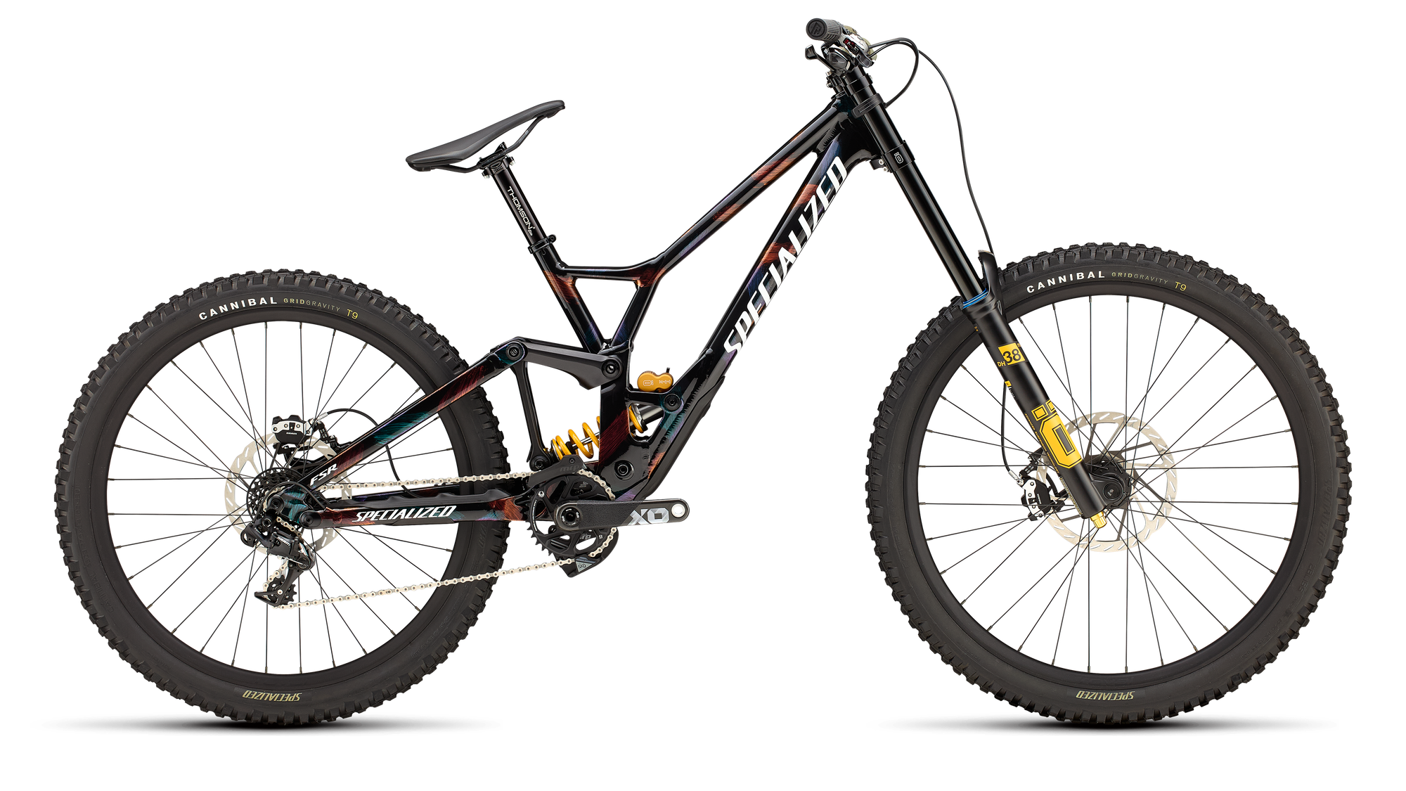 Specialized Demo Race - Gloss Obsidian / Brushed / Chameleon Supernova
