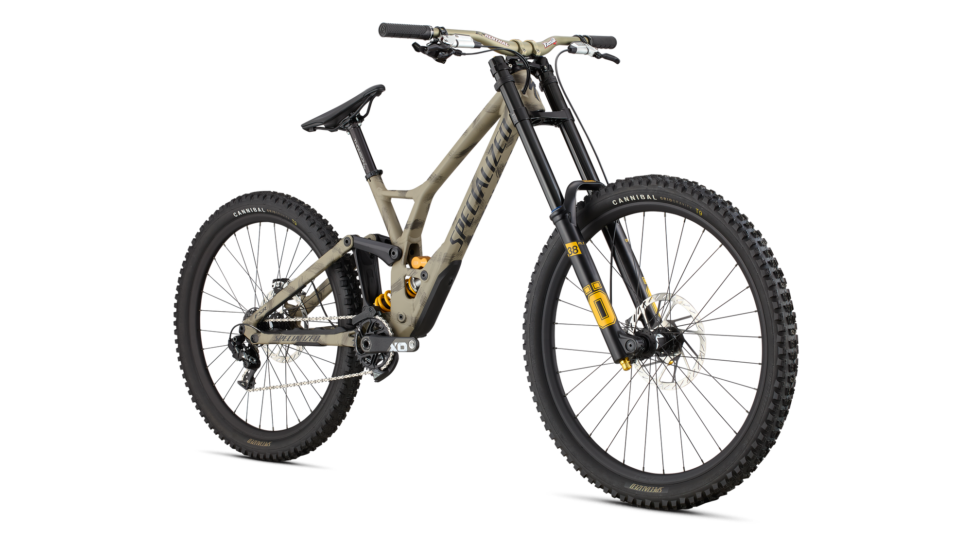 Specialized Demo Race - Satin Taupe / Black / Brushed
