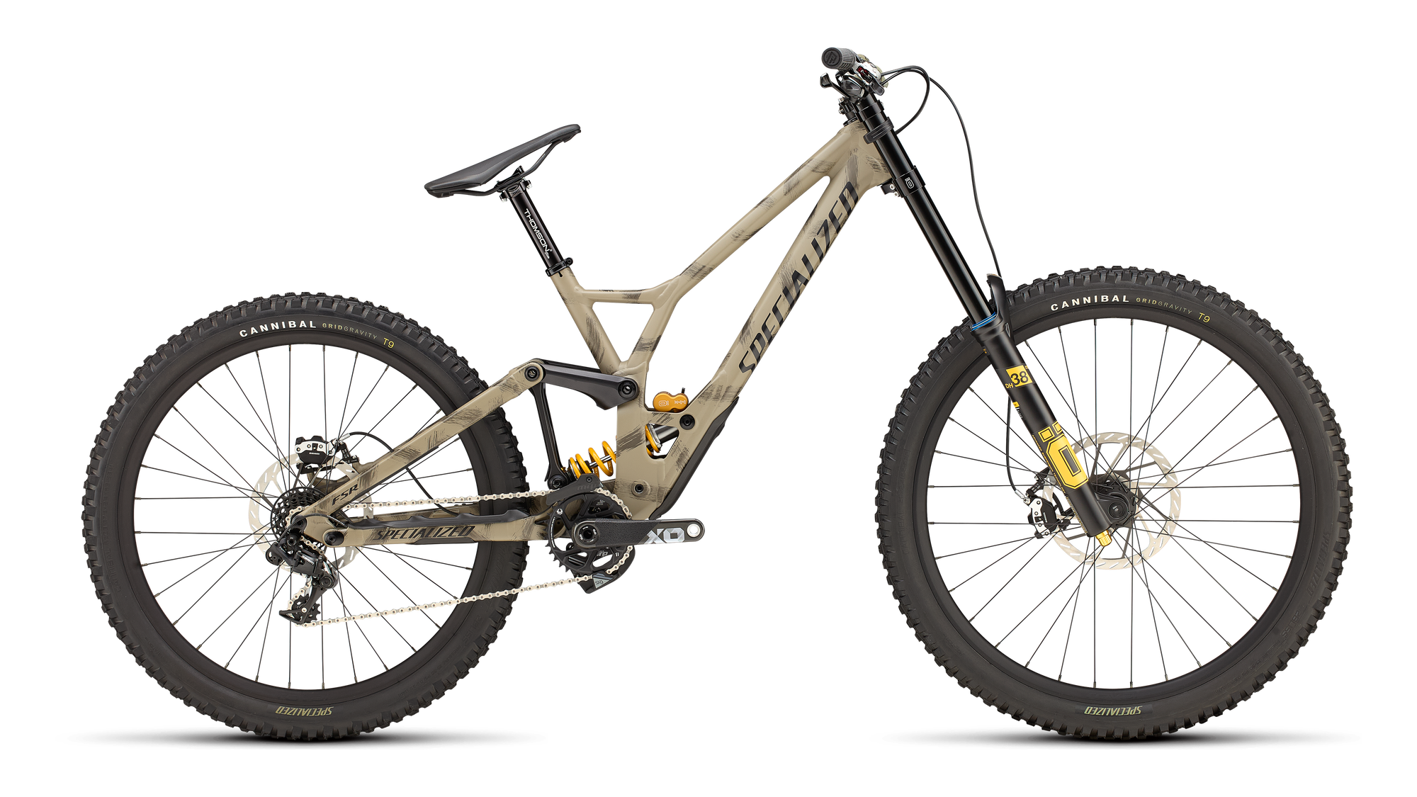 Specialized Demo Race - Satin Taupe / Black / Brushed