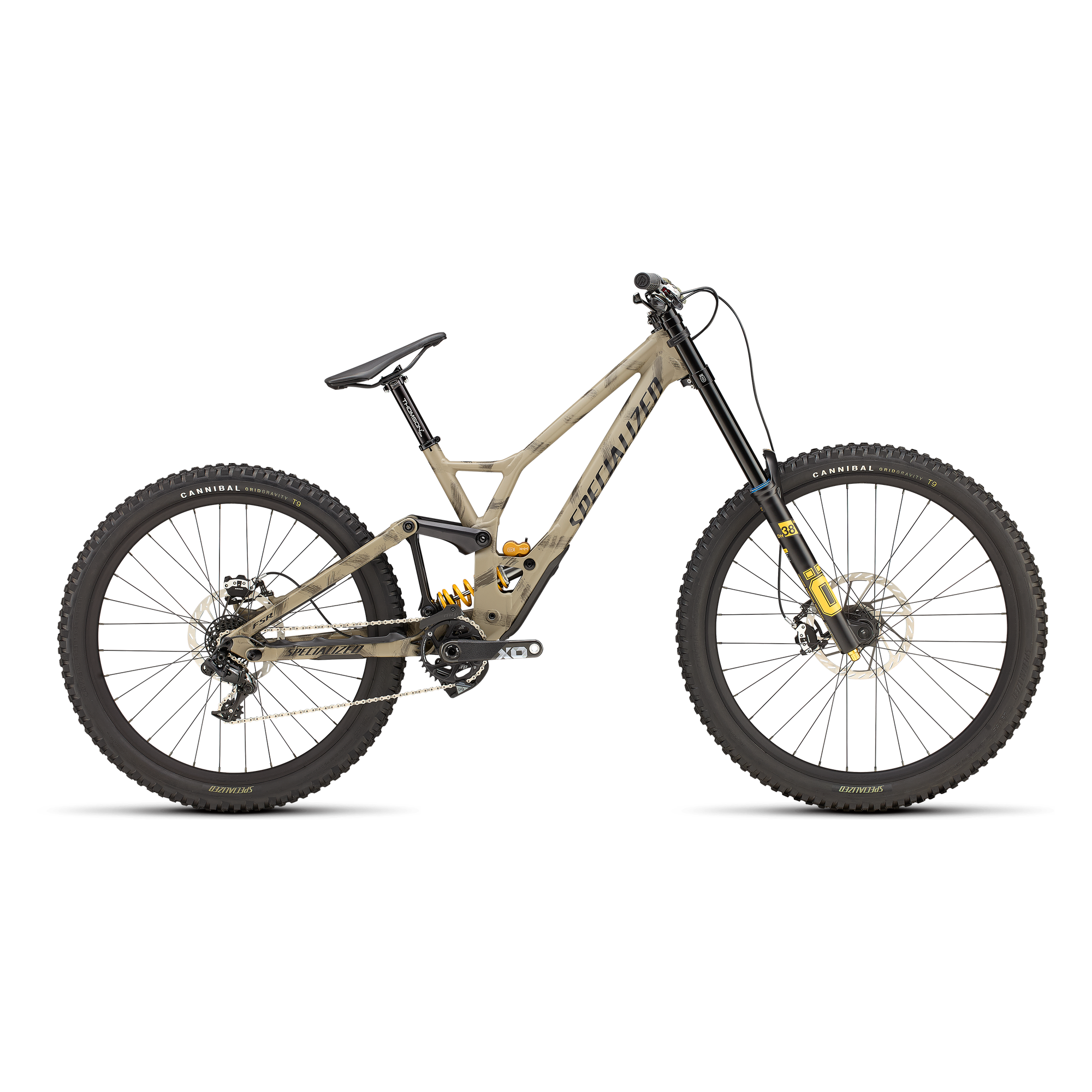 Specialized Demo Race - Satin Taupe / Black / Brushed