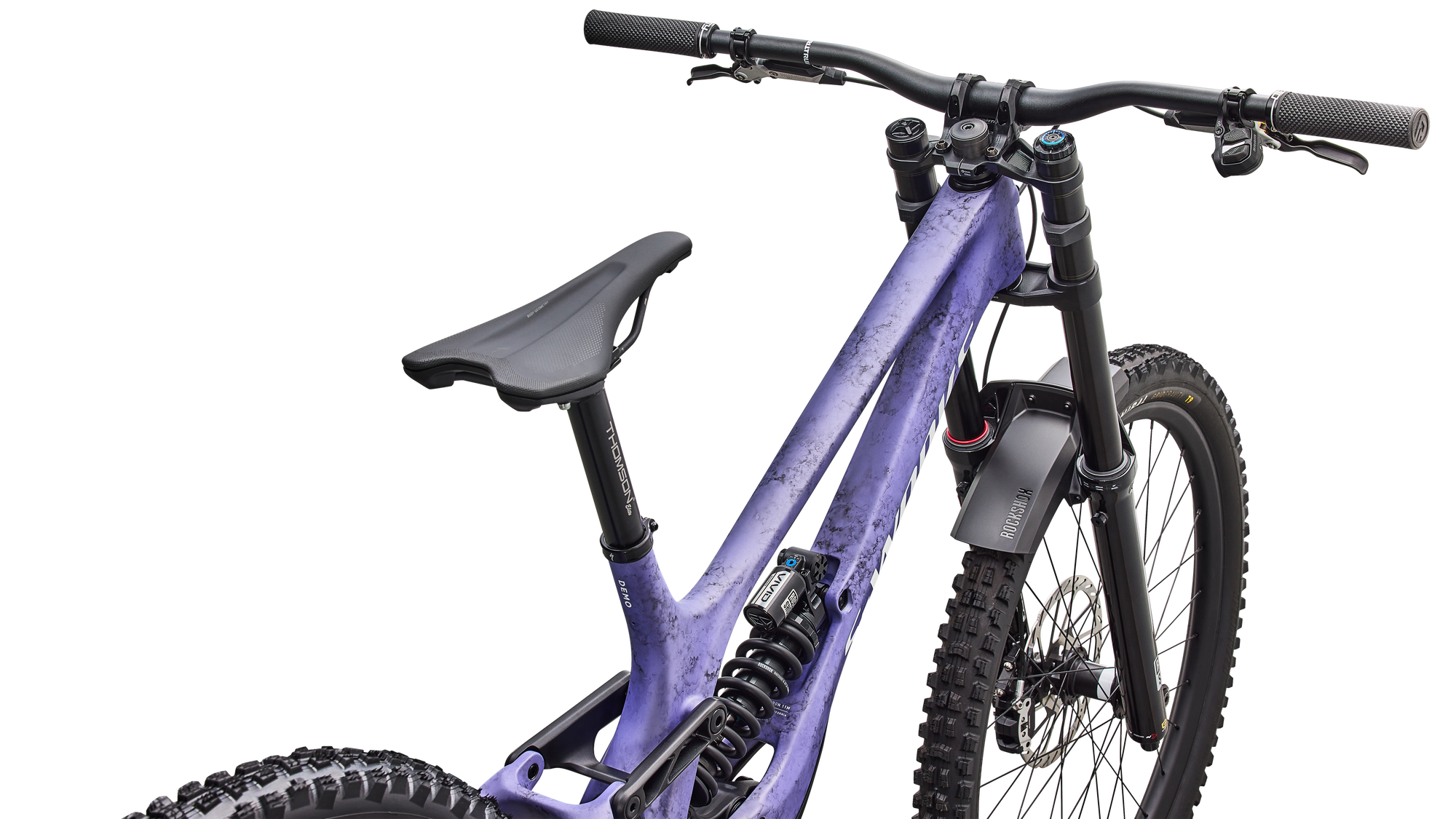 Specialized S-Works Demo 11 - Satin / Powder Indigo Tint / Black Tint Carbon / White