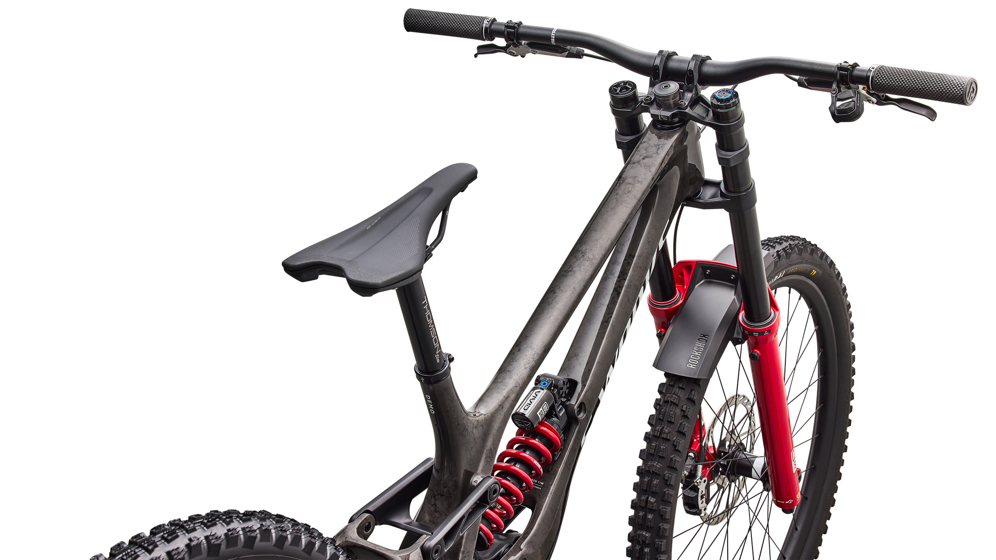 Specialized S-Works Demo 11 - Gloss Charcoal / Dolomite Metallic / White