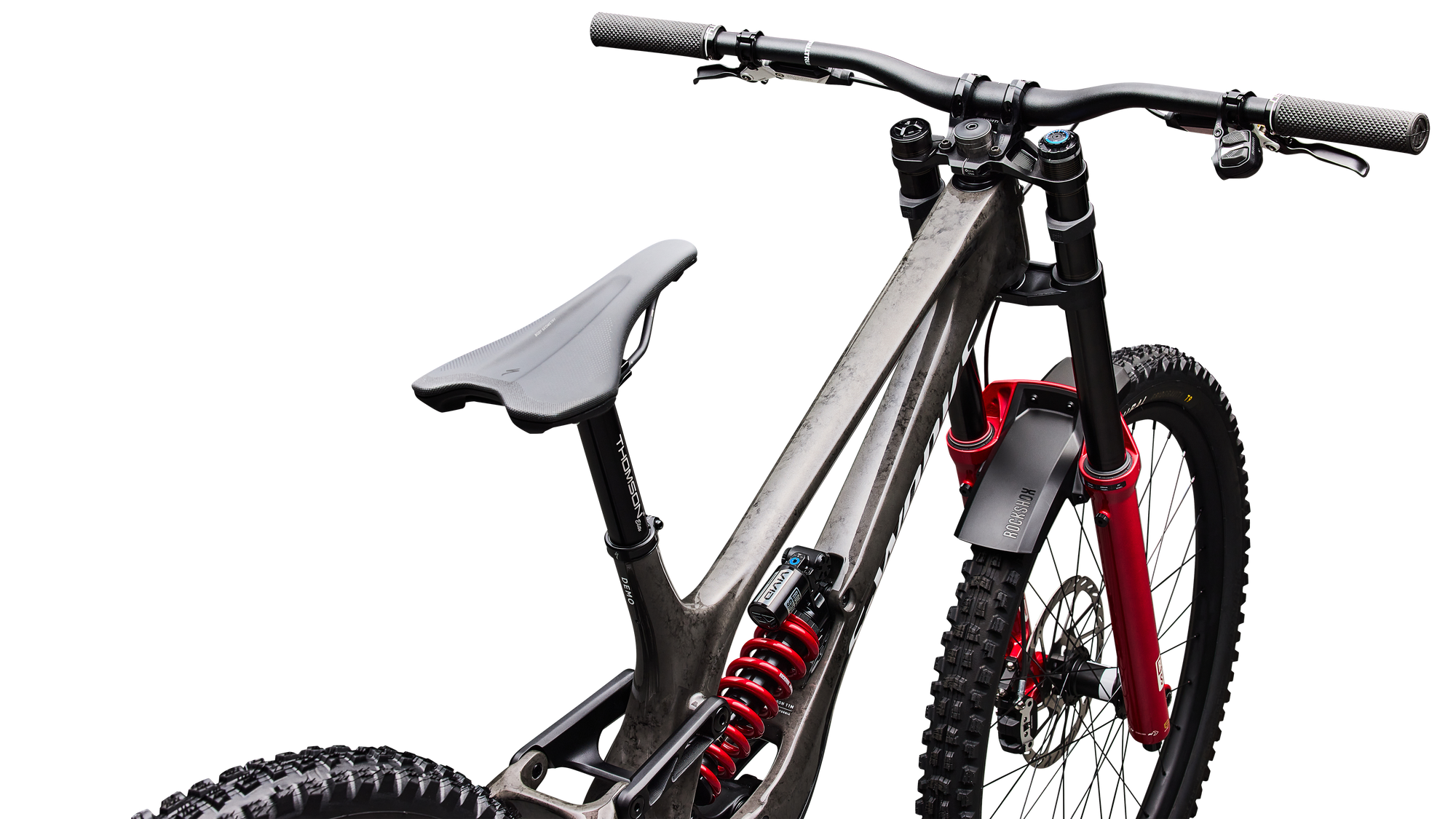 Specialized S-Works Demo 11 - Gloss Charcoal / Dolomite Metallic / White