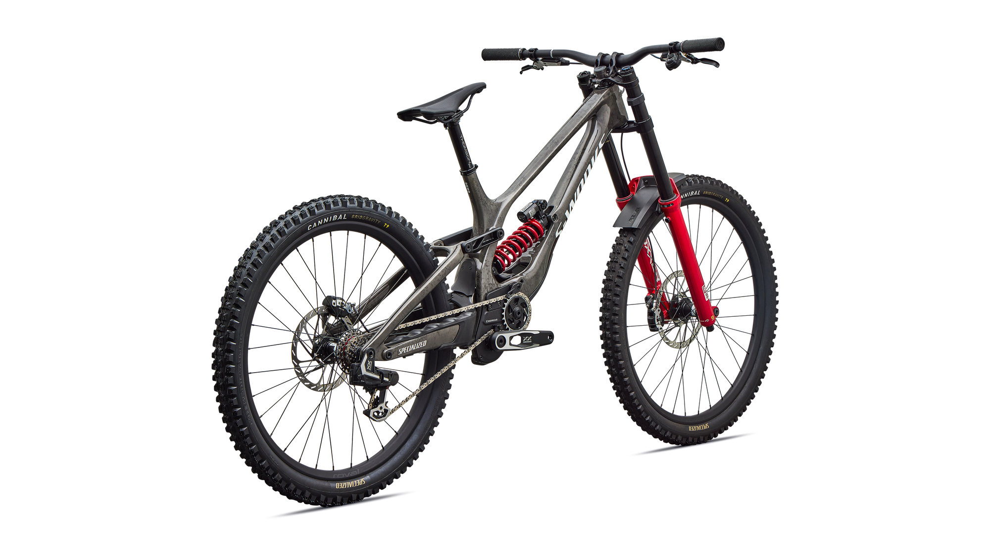Specialized S-Works Demo 11 - Gloss Charcoal / Dolomite Metallic / White