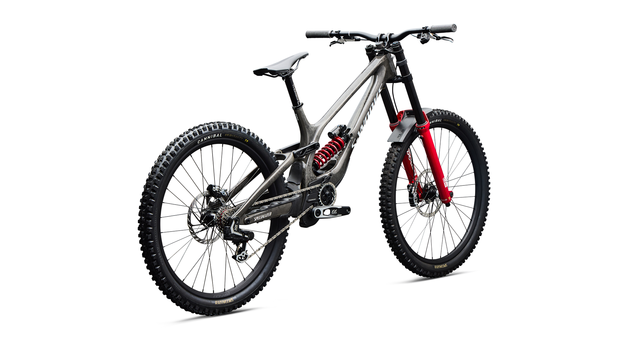 Specialized S-Works Demo 11 - Gloss Charcoal / Dolomite Metallic / White