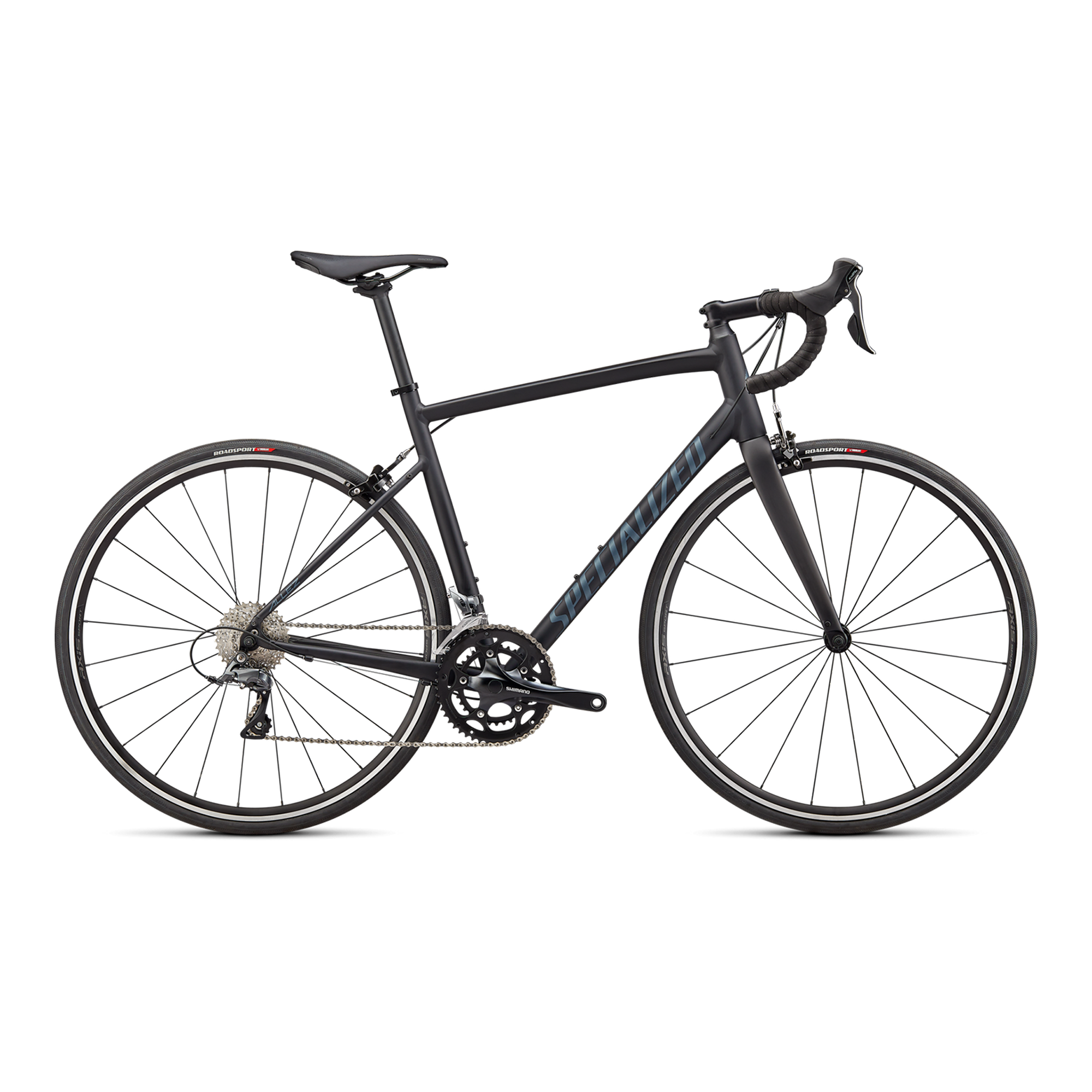 Specialized Allez - Shimano Claris - Satin Black/Cast Battleship/Carbon
