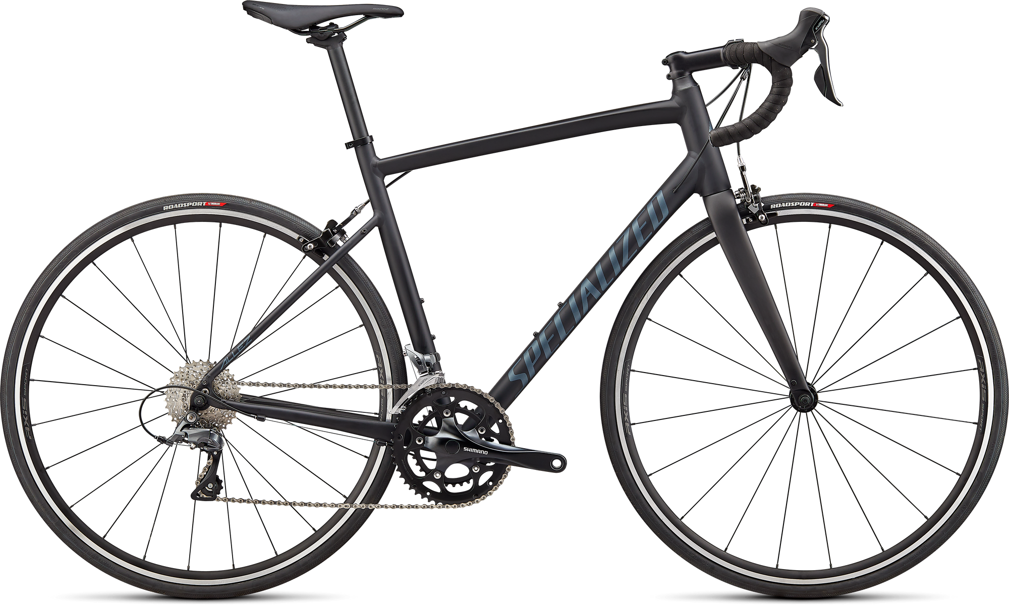 Specialized Allez - Shimano Claris - Satin Black/Cast Battleship/Carbon