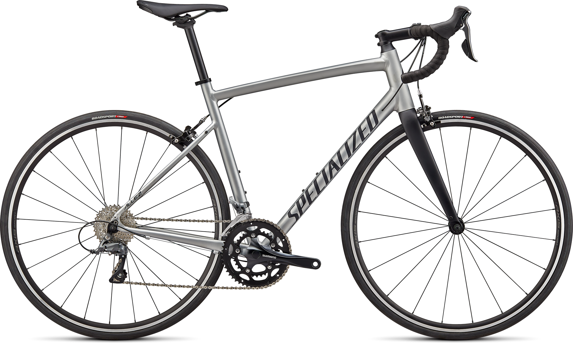 Specialized Allez - Shimano Claris - Satin Flake Silver/Black
