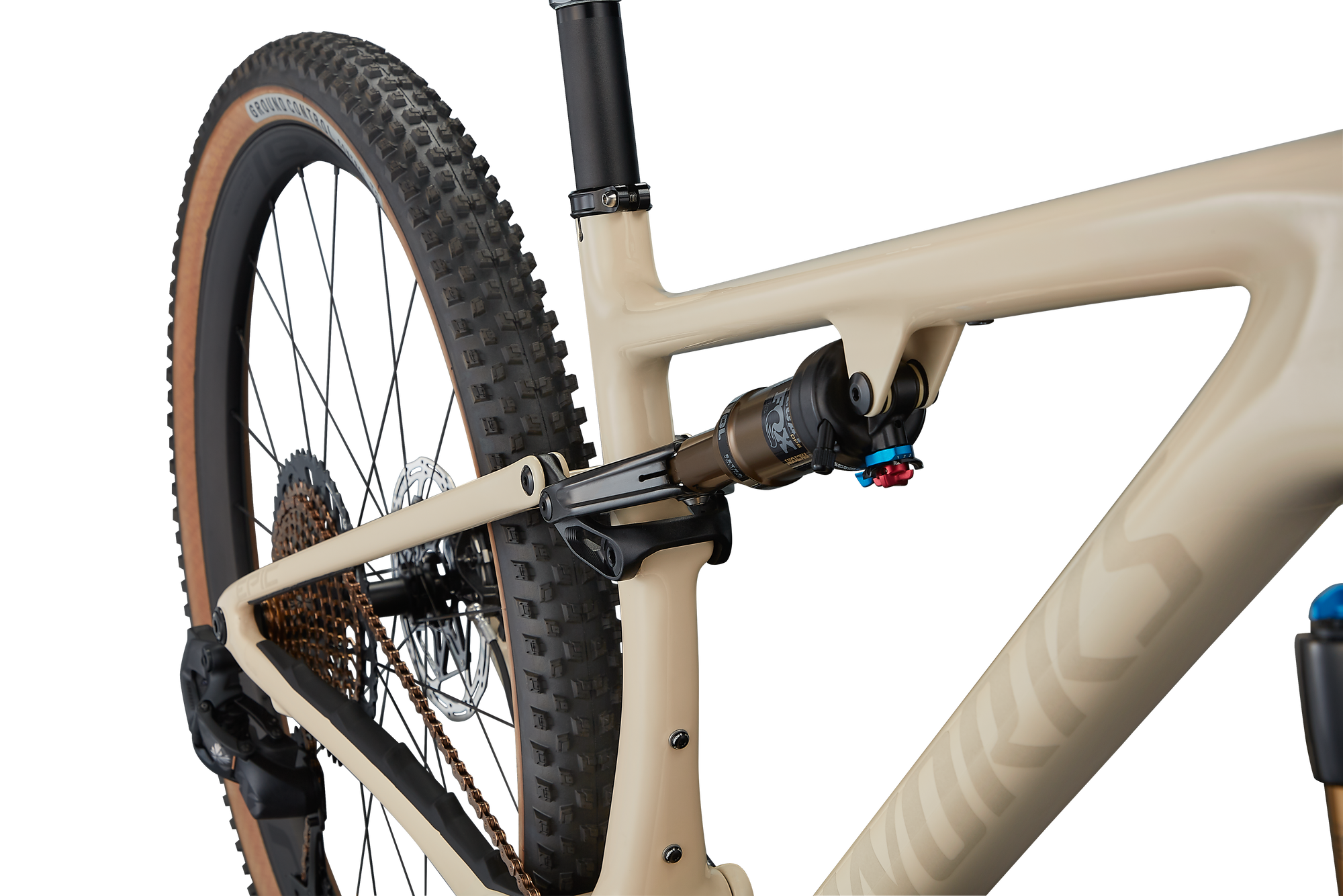 Specialized S-Works Epic EVO - Gloss Sand / Satin Red Gold Tint