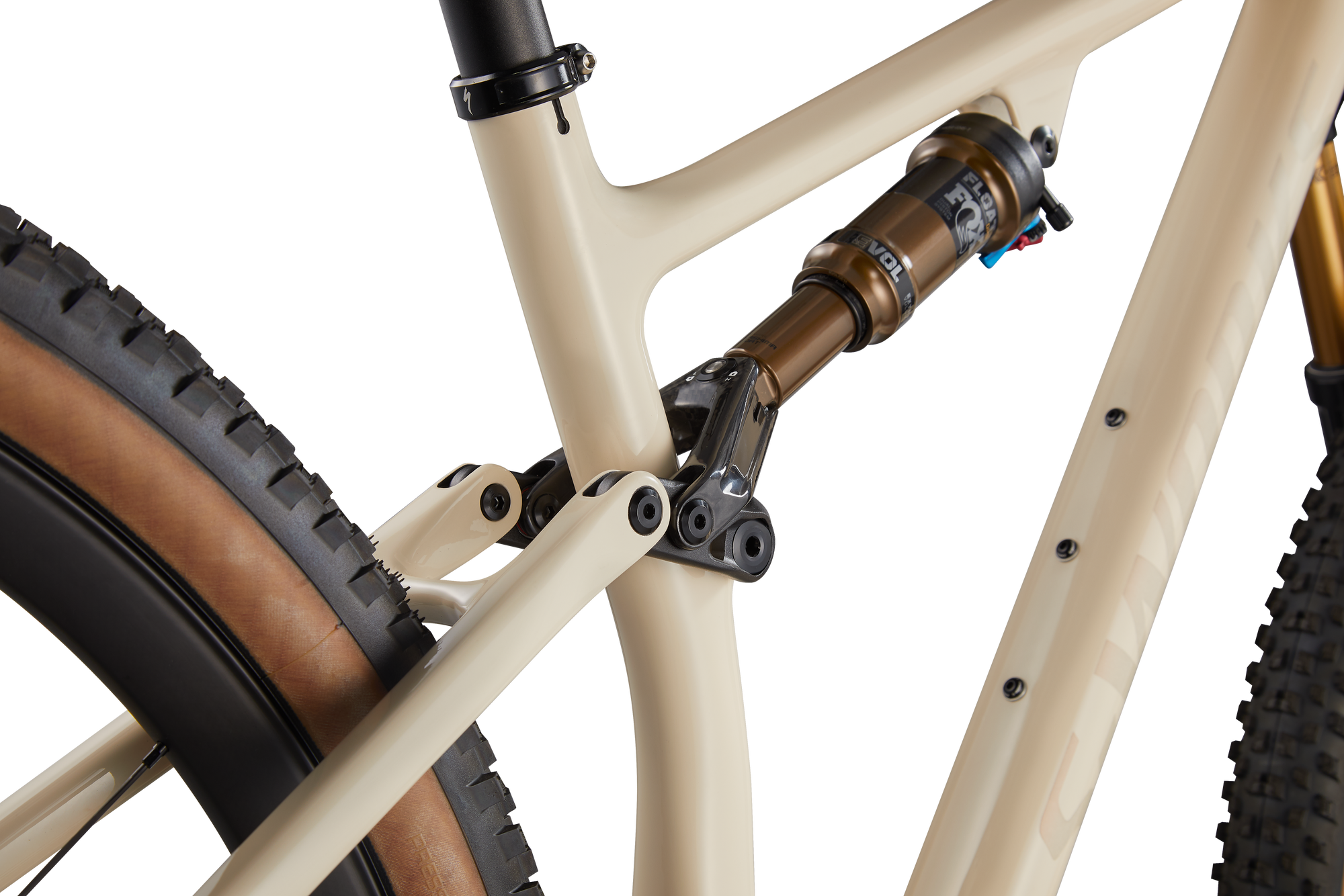 Specialized S-Works Epic EVO - Gloss Sand / Satin Red Gold Tint