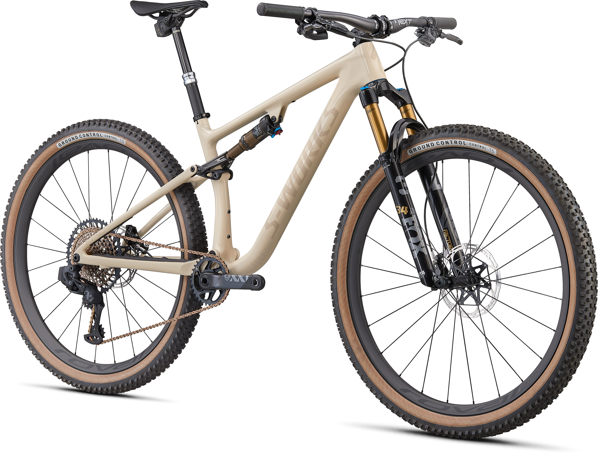 Specialized S-Works Epic EVO - Gloss Sand / Satin Red Gold Tint