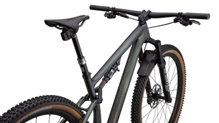 Specialized S-Works Epic EVO RS - Satin Chameleon Silver Green /White Pearl Tint/Gloss Black Chrome