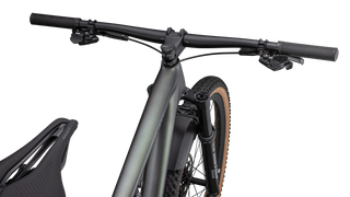 Specialized S-Works Epic EVO RS - Satin Chameleon Silver Green /White Pearl Tint/Gloss Black Chrome