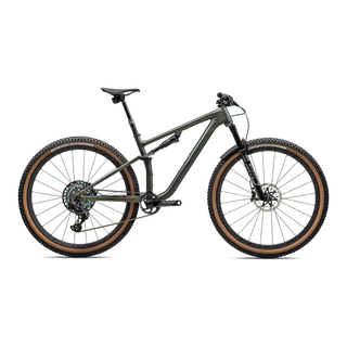 Specialized S-Works Epic EVO RS - Satin Chameleon Silver Green /White Pearl Tint/Gloss Black Chrome